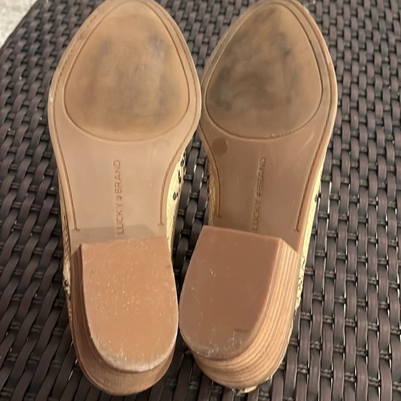 NEW LUCKY BRAND LK-Fausst Natural Multi Leia Snake 8M - Picture 11 of 12